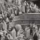 Women at the Mahdum Shah Ziarat mosque, Srinagar, Kashmir, 1948.